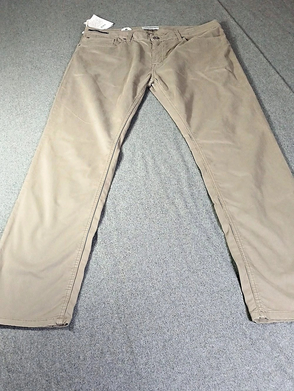 Teleria Zed Cobra 20 Cotton Straight Leg Pants in Tan Size 37 NWT